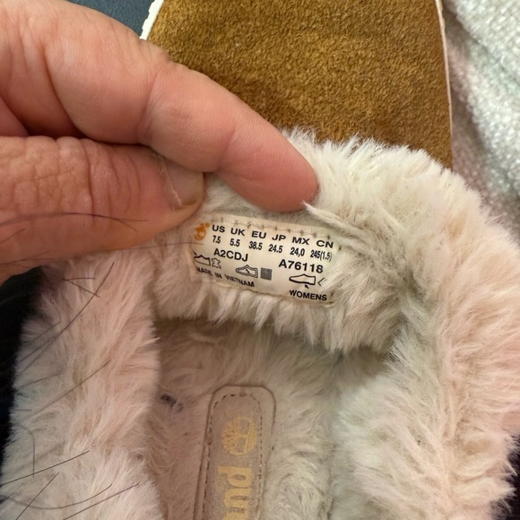 Timberland Skyla Bay Suede Slip On Comfort Warm Shearling Sherpa Cozy Women´s - Picture 7 of 7